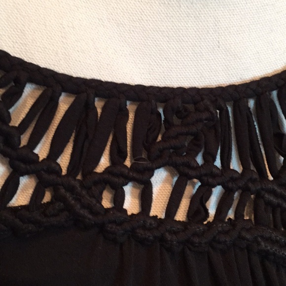 SKY Black Jersey Knit Off Shoulder Jumpsuit NWT - Picture 7 of 8